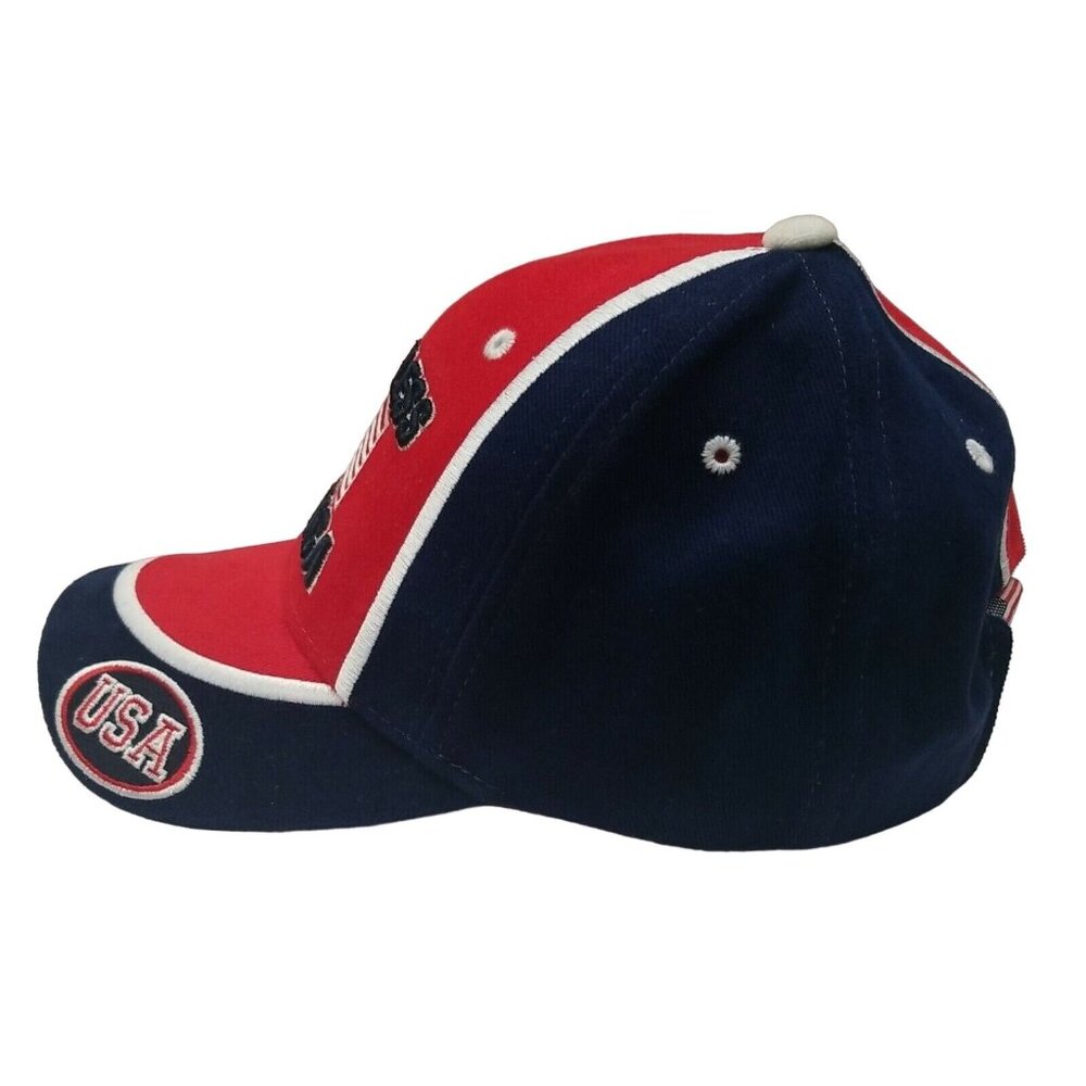 ✅God Bless America Mens Baseball Cap Patriotic US Flag Hat Embroidered Stitching - Picture 4 of 9